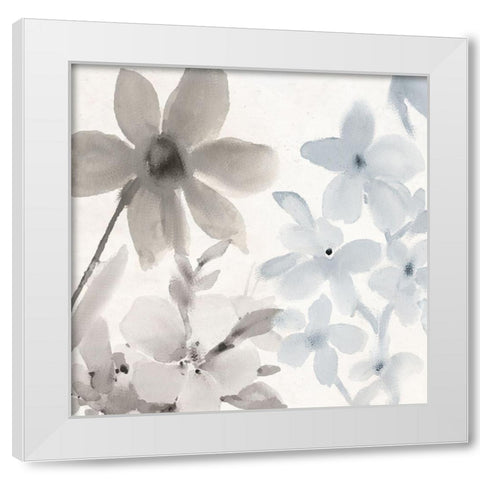 Spring Blue 2 White Modern Wood Framed Art Print by Allen, Kimberly