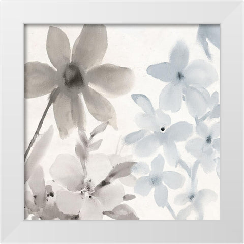 Spring Blue 2 White Modern Wood Framed Art Print by Allen, Kimberly