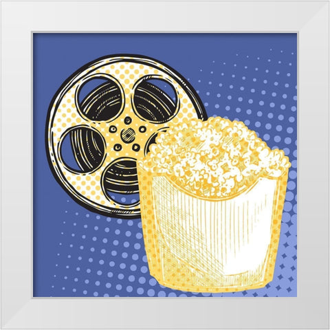Cinema 2 White Modern Wood Framed Art Print by Allen, Kimberly