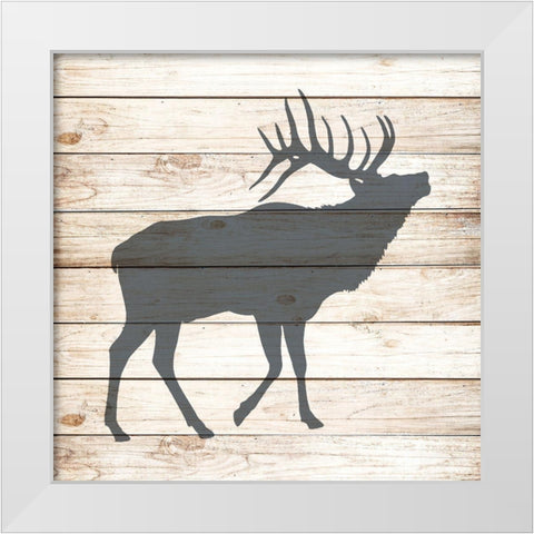 Lake House 3 White Modern Wood Framed Art Print by Allen, Kimberly