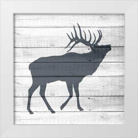 Lake House 3 White Modern Wood Framed Art Print by Allen, Kimberly