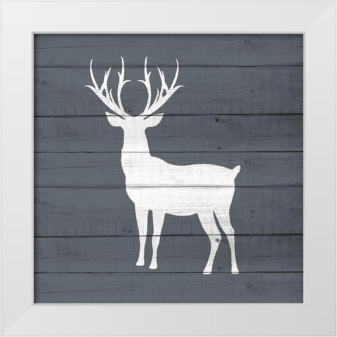 Lake House 7 White Modern Wood Framed Art Print by Allen, Kimberly