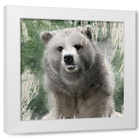 Wildlife 1 White Modern Wood Framed Art Print by Allen, Kimberly