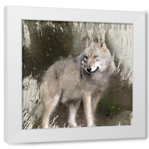 Wildlife 3 White Modern Wood Framed Art Print by Allen, Kimberly