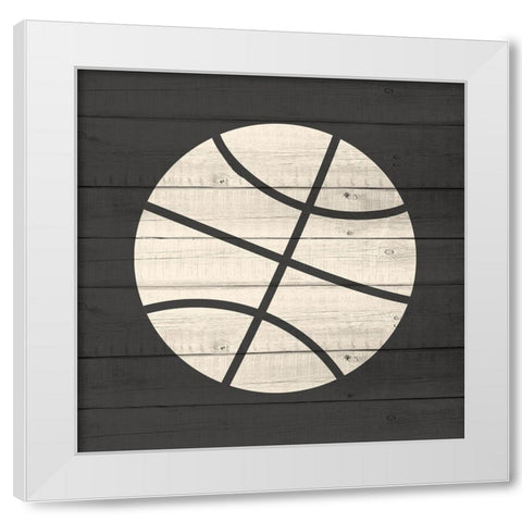 Sports 1 White Modern Wood Framed Art Print by Allen, Kimberly