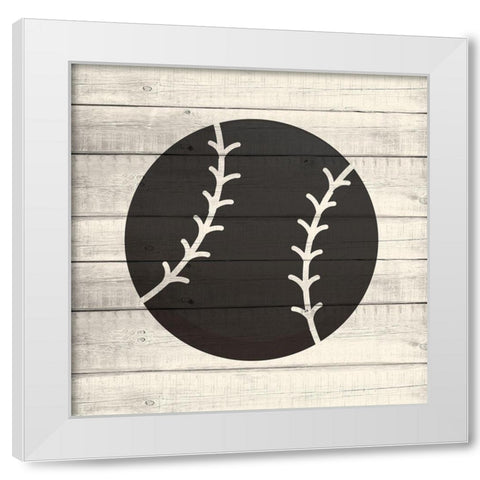 Sports 4 White Modern Wood Framed Art Print by Allen, Kimberly