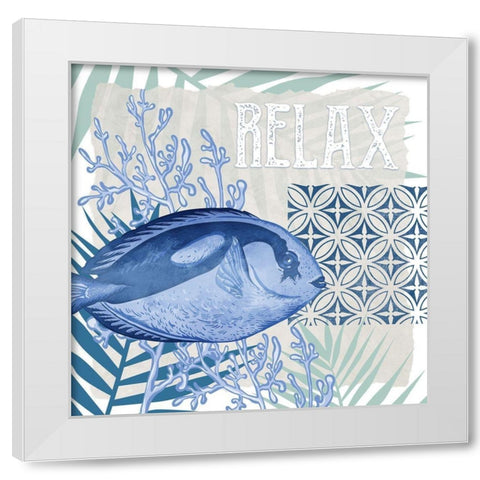 Under the Sea 1 White Modern Wood Framed Art Print by Allen, Kimberly