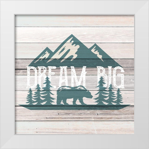 Dream Little Man 1 White Modern Wood Framed Art Print by Allen, Kimberly