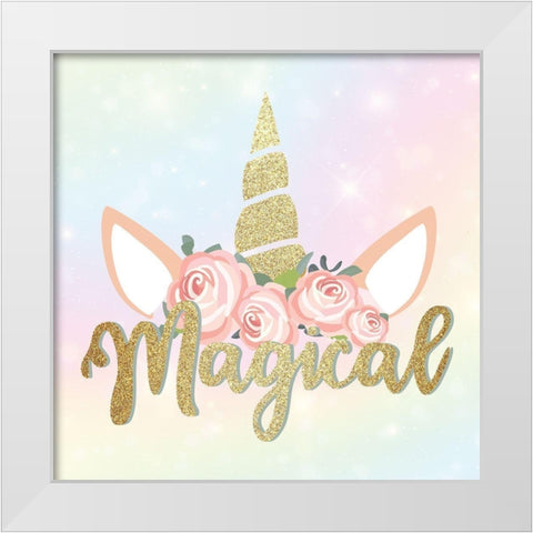 Magical 1 White Modern Wood Framed Art Print by Allen, Kimberly
