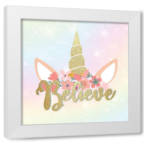 Magical 3 White Modern Wood Framed Art Print by Allen, Kimberly