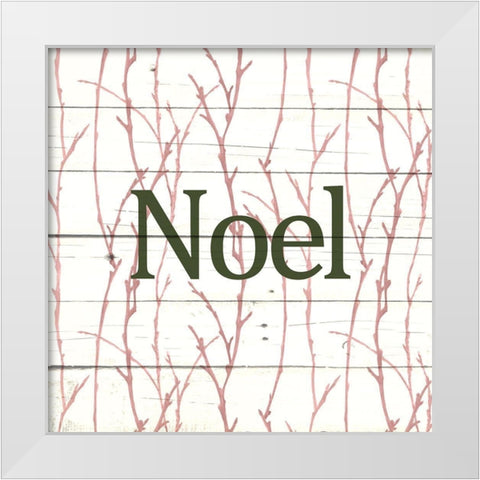 Christmas Branches 2 White Modern Wood Framed Art Print by Allen, Kimberly