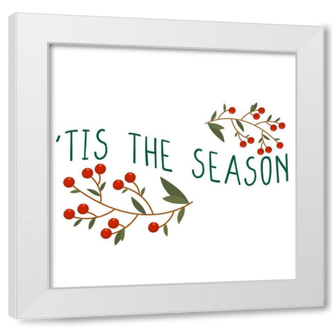 Christmas Presents 1 White Modern Wood Framed Art Print by Allen, Kimberly