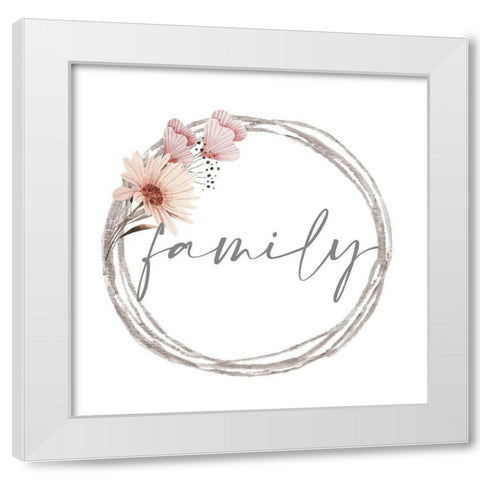 Always Blessed 3 White Modern Wood Framed Art Print by Allen, Kimberly