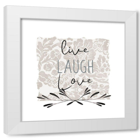 Love Beyond 2 White Modern Wood Framed Art Print by Allen, Kimberly