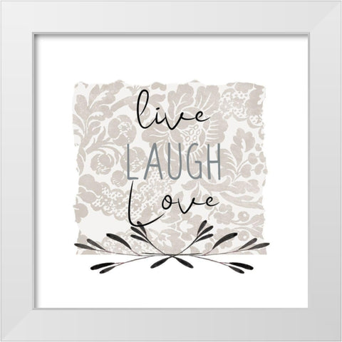 Love Beyond 2 White Modern Wood Framed Art Print by Allen, Kimberly