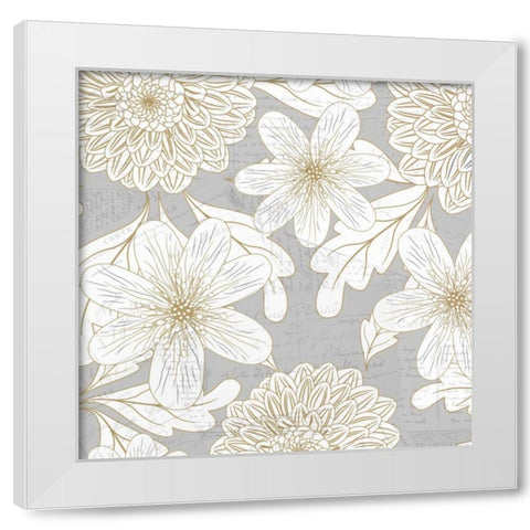 Simply Grey 2 White Modern Wood Framed Art Print by Allen, Kimberly