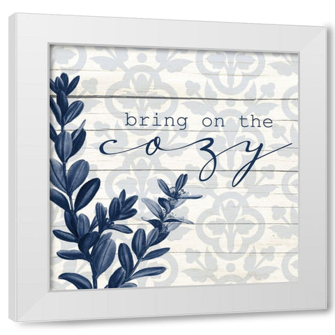 Cozy 1 White Modern Wood Framed Art Print by Allen, Kimberly