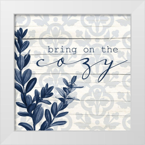 Cozy 1 White Modern Wood Framed Art Print by Allen, Kimberly