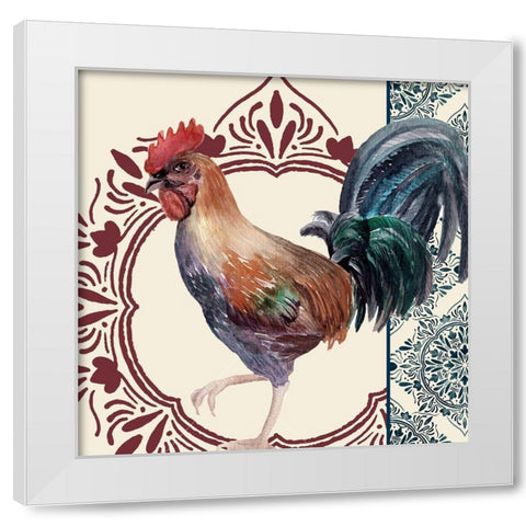Poultry 2 White Modern Wood Framed Art Print by Allen, Kimberly