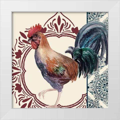 Poultry 2 White Modern Wood Framed Art Print by Allen, Kimberly