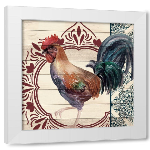 Poultry 2 White Modern Wood Framed Art Print by Allen, Kimberly