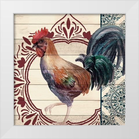 Poultry 2 White Modern Wood Framed Art Print by Allen, Kimberly