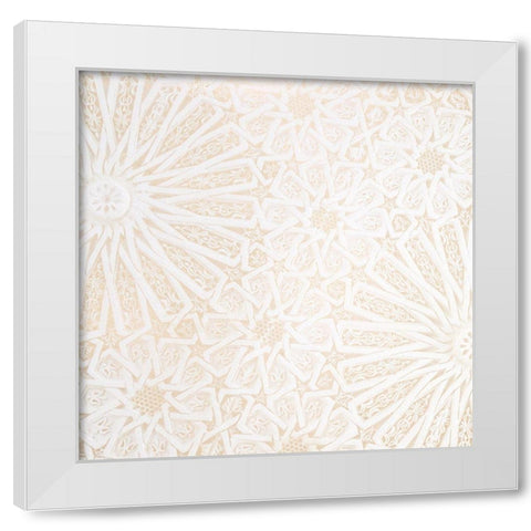 Lace 1 White Modern Wood Framed Art Print by Allen, Kimberly