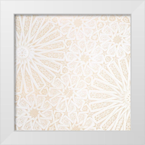Lace 1 White Modern Wood Framed Art Print by Allen, Kimberly