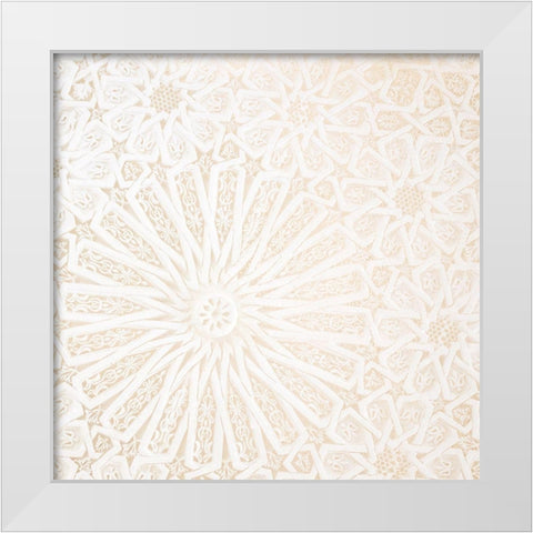 Lace 2 White Modern Wood Framed Art Print by Allen, Kimberly