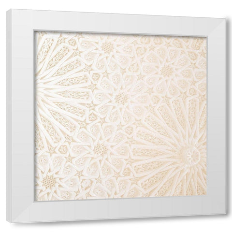 Lace 3 White Modern Wood Framed Art Print by Allen, Kimberly