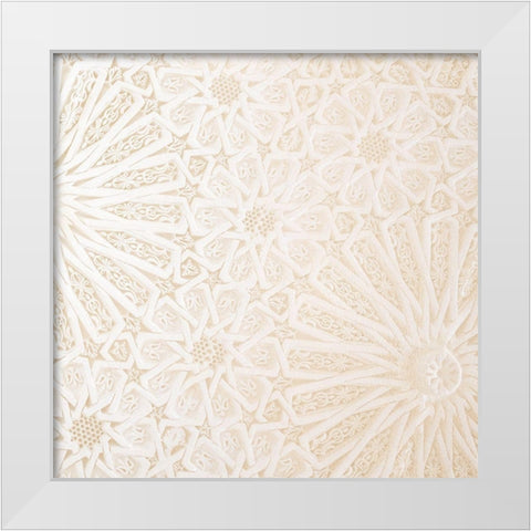 Lace 3 White Modern Wood Framed Art Print by Allen, Kimberly
