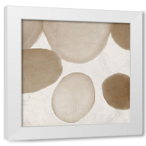Geo Gold 2 White Modern Wood Framed Art Print by Allen, Kimberly