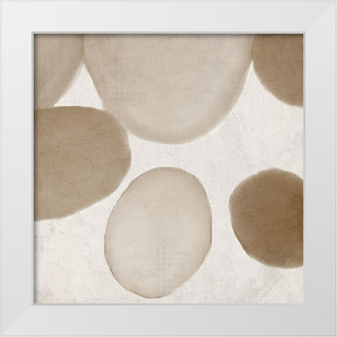 Geo Gold 2 White Modern Wood Framed Art Print by Allen, Kimberly