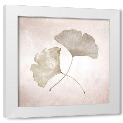 Ginkgo 1 White Modern Wood Framed Art Print by Allen, Kimberly