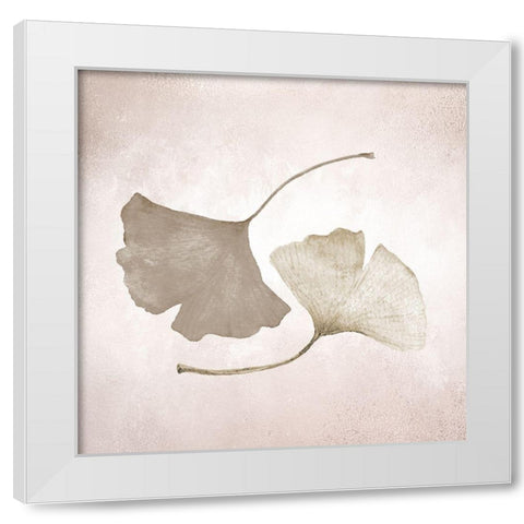 Ginkgo 2 White Modern Wood Framed Art Print by Allen, Kimberly