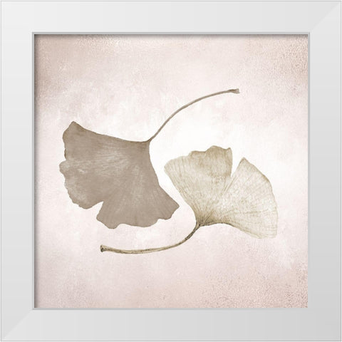Ginkgo 2 White Modern Wood Framed Art Print by Allen, Kimberly