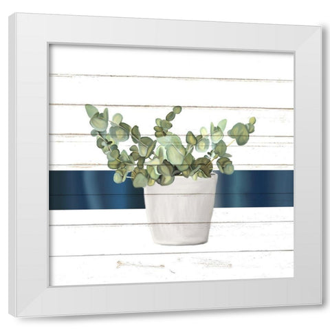 Pots 1 White Modern Wood Framed Art Print by Allen, Kimberly