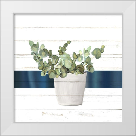 Pots 1 White Modern Wood Framed Art Print by Allen, Kimberly