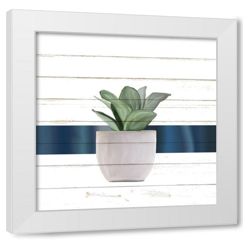 Pots 2 White Modern Wood Framed Art Print by Allen, Kimberly