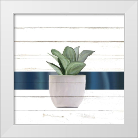 Pots 2 White Modern Wood Framed Art Print by Allen, Kimberly