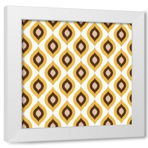 Global Pattern 1 White Modern Wood Framed Art Print by Allen, Kimberly