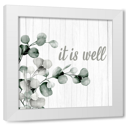 Well and Simply 1 White Modern Wood Framed Art Print by Allen, Kimberly