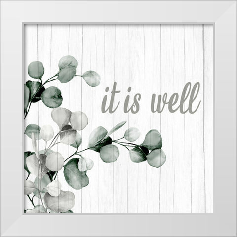 Well and Simply 1 White Modern Wood Framed Art Print by Allen, Kimberly