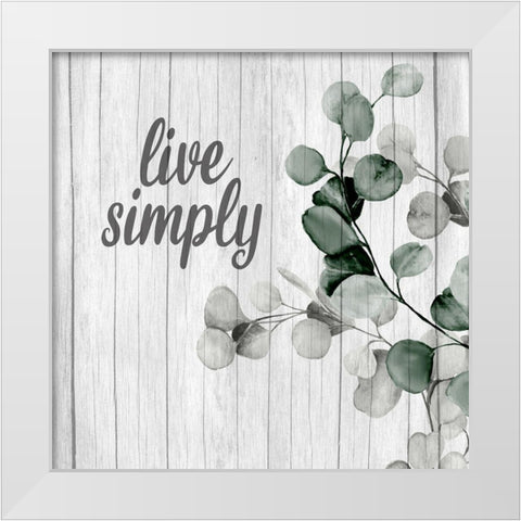 Well and Simply 2 Wood White Modern Wood Framed Art Print by Allen, Kimberly
