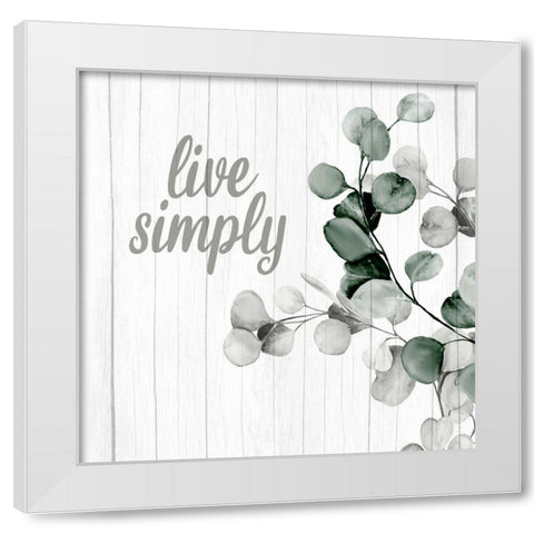 Well and Simply 2 White Modern Wood Framed Art Print by Allen, Kimberly