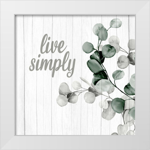 Well and Simply 2 White Modern Wood Framed Art Print by Allen, Kimberly