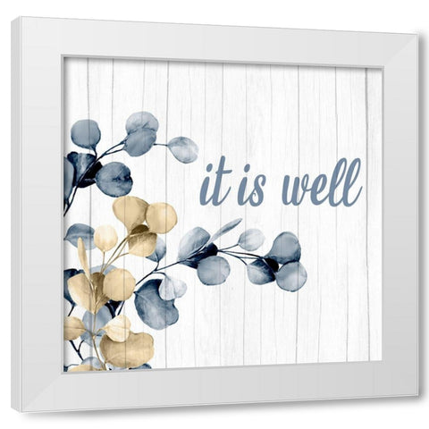 It is Well Branch White Modern Wood Framed Art Print by Allen, Kimberly