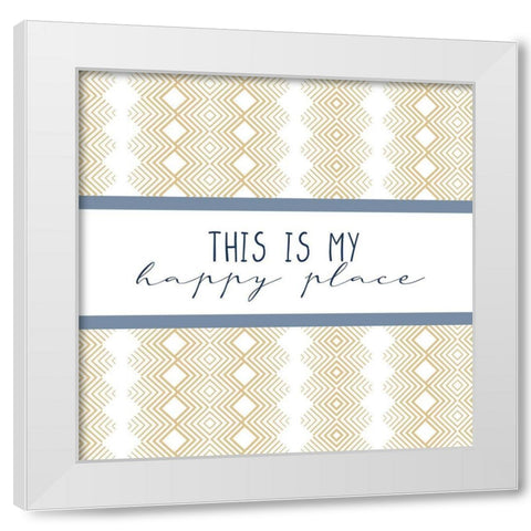 This Is White Modern Wood Framed Art Print by Allen, Kimberly