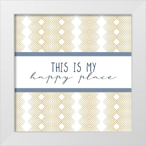 This Is White Modern Wood Framed Art Print by Allen, Kimberly