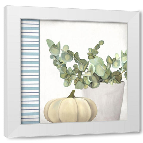 Pumpkin Pot 1 White Modern Wood Framed Art Print by Allen, Kimberly